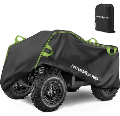 Produktbild von Quad Abdeckplane wasserdicht für Innen & Außen XL 210x120x115cm grün/schwarz