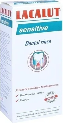 Immagine prodotto di Lacalut soluzione di risciacquo dentale sensibile 300 ml