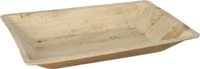Obrázok produktu pre PAPSTAR tanier s palmovými listami "pure", štvorcový, 23x16 cm, prírodný | fólia (25 ks)
