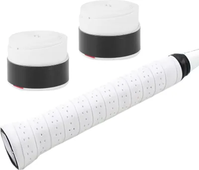 Produktbild von 2 Stück Tennisschläger-Griffband, Trockenes Tennisschläger-Übergriffband, Rutschfestes Saugfähiges Griffband, Atmungsaktives Schläger-Übergriffband, Weiß