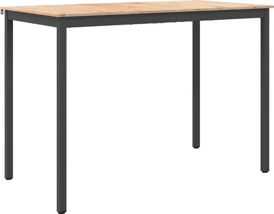 Zdjęcie produktu dla Stół barowy Naturalny 150 x 80 x 105 cm Lite drewno sosnowe