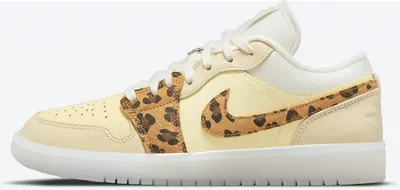Produktbild von Nike Air Jordan 1 One Low SNKRS Day Sneaker Schuhe weiss/gelb/leo DN6998-700 Special Edition, Schuhgröße:41 EU