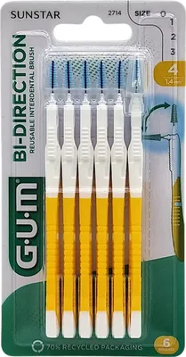 Image de GUM Bi-Directions 1,4 mm 6 pièces