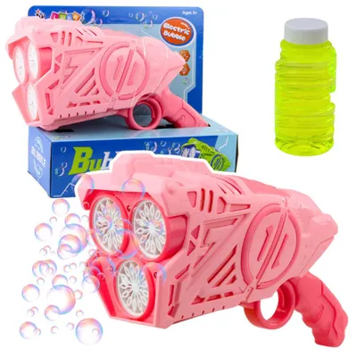 Produktbild von Lean Seifenblasenpistole Batterie Lichter Led Rosa