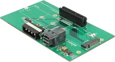 Produktbild von DELOCK U.2 SFF-8643 Adapter zu PCIe x4 oder M.2 Key M Slot
