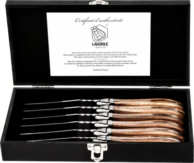 Image de Steakmesser 6-tlg. Olivenholz Laguiole L