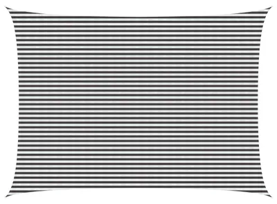 Image de Voile d'ombre Anthracite et blanc 5 x 6 m HDPE