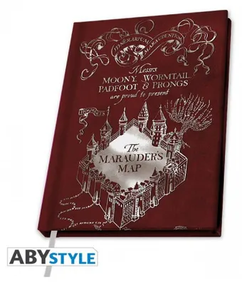 Immagine prodotto di Abystyle HARRY POTTER Quaderno A5 Mappa del Malandrino