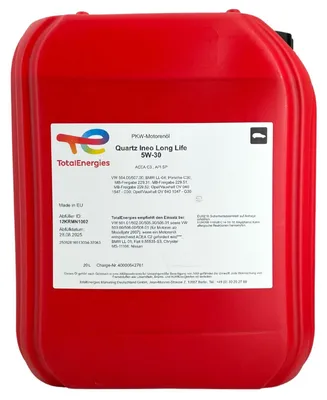 Produktbild von Total Quartz Ineo Longlife 5W-30 20 Liter (181710)