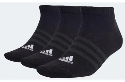 Obrázek produktu pro Adidas, tenké a lehké sportovní ponožky s nízkým střihom, model IC1336. Barva: černá. Určení: unisex. Velikost: 40-42