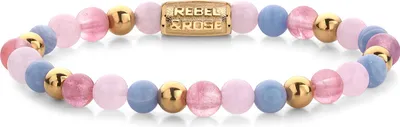 Produktbild von Rebel and Rose More Balls Than Most RR-60055-G Damenarmband, Armbandumfang:19cm