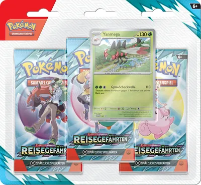 Produktbild von Pokemon Reisegefährten 3-Pack Blister deutsch