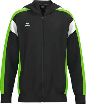 Produktbild von Erima Celebrate 125 Trainingsjacke mit Kapuze Schwarz/Grün Gecko Junior - 164
