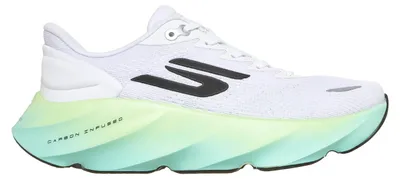 Productafbeelding van Skechers Aero Burst dames hardloopschoenen, wit en groen, maat 38,5 EU