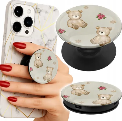 Produktbild von Handyhalter Popsocket Fingerhalter / Stander - MISIE WZORY DLA NAJMŁODSZYCH