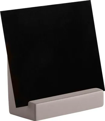Produktbild von APS 71495 Kartenhalter, 2er-Set, Beton, inkl. 30 Beschriftungskarten schwarz + weiß (10 x 8 cm)