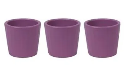 Produktbild von Übertopf Keramik Ø 7 x 10 cm lila