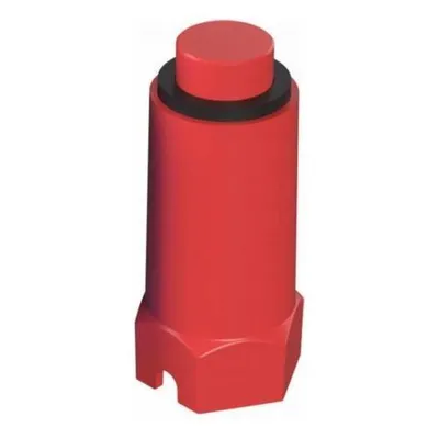 Produktbild von 10 x Baustopfen 1/2"  rot Prüfstopfen Abdrückstopfen Blindstopfen Pressstopfen