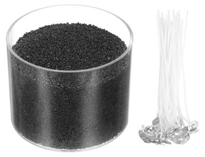 Obrázek produktu pro Voskové perly, 600 g, černé, s 50 výstupky, vhodné pro DIY projekty