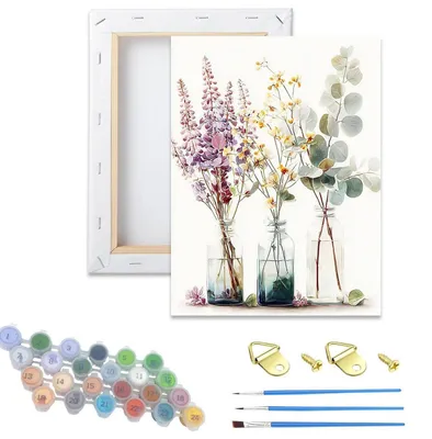 Produktbild von Malen nach Zahlen Set Erwachsene, DIY Kreativ Bastelset für Geschenk Heimdekoration