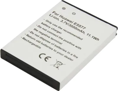 Zdjęcie produktu dla Avizar, zapasowy akumulator do routera Huawei E5577, 3,7 V, litowo-jonowy, 3000 mAh, biały