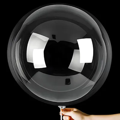 Bobo-Luftballons transparent 15 Stück 35-40 cm Partydeko