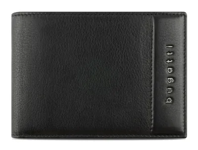 Produktbild von bugatti Geldbörse Nome Wallet With Flap Black schwarz