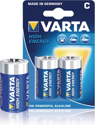 Obrázok produktu pre Varta -4914/2B, Batéria na jedno použitie, C, Alkalický, 1,5 V, 2 kusov, Modrá, Zlato