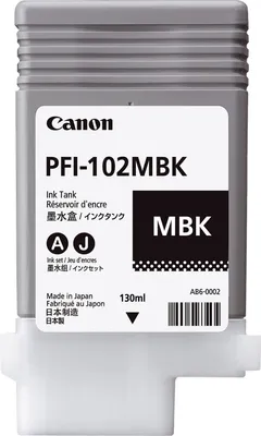Immagine prodotto di Canon PFI-102 MBK - 130 ml - nero opaco - originale