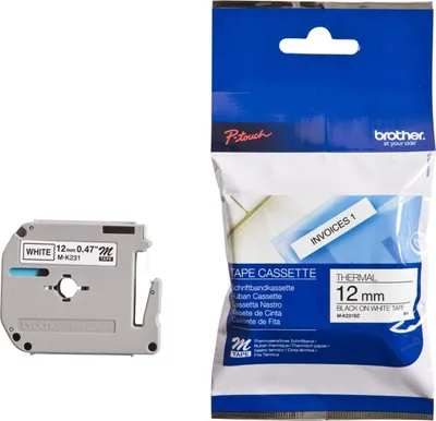 Produktbild von Brother MK231 P-touch tape 12mm, M, 12 mm, 8 m