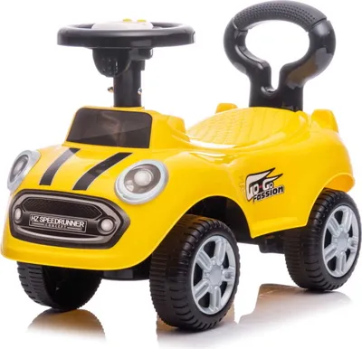 Zdjęcie produktu dla Jeździk samochód auto pchacz GO GO Fassion żółty