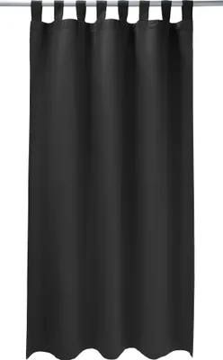 Produktbild von Verdunklungsvorhang 175x140 cm Schlaufe Schwarz Vorhang Blickdicht Verdunkelung Thermo Gardinen Verdunklungsgardine Thermovorhang Verdunklungsgardine