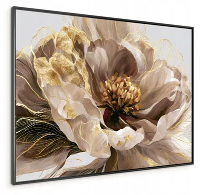 Obrázek produktu pro DECOBOX Prémiová nástěnná dekorace 60x80 cm s rámem "plovoucího" typu, moderní motiv, vhodná do obývacího pokoje, ložnice nebo kanceláře, kvalitní dekorace na zeď