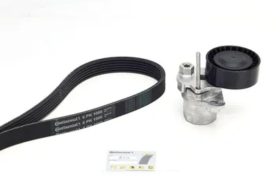 Produktbild von Continental ContiTech 6PK1000K1 Keilrippenriemensatz für VW Golf VII Schrägheck (5G1, BQ1, BE1, BE2) Polo Schrägheck (6R1, 6C1) Golf VII Variant