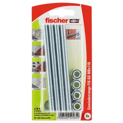 Produktbild von Fischer Gewindeanker FIS M8 x 110 mm - 4 Stück