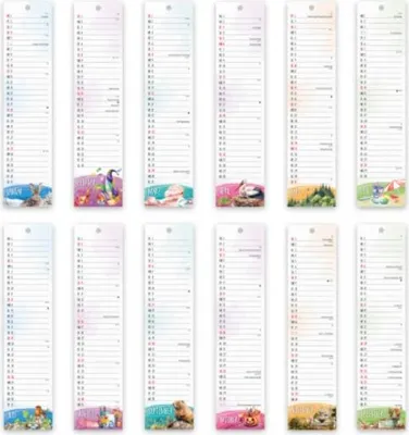 Produktbild von Trötsch Streifenkalender Mini Zauberhafte Heimat 2026