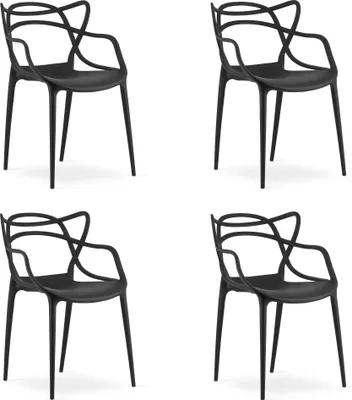 Obrázek produktu pro Černá plastová židle KATO