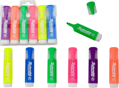 Produktbild von Labyrinth Set 6 Farben Pastellfarben Marker Farben