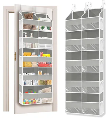 Immagine prodotto di Organizzatore da appendere per porta: scaffale a 5 livelli con 10 scomparti in rete