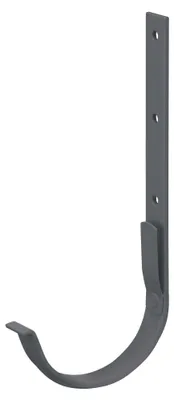 Produktbild von INEFA Dachrinnenhalter halbrund, Stahl NW100 / 100mm, Anthrazit Rinnenhalter, Dachrinnenzubehör, einfache Steckmontage, Germany