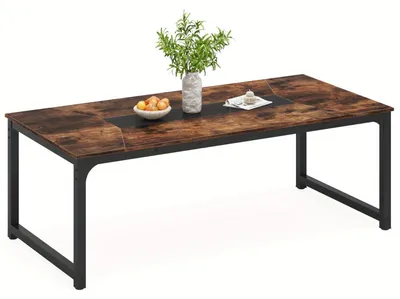 Immagine prodotto di Tavolo da pranzo - Tavolo da cucina - Tavolo da lavoro - Tavolo - Design industriale rustico - 180x90 cm