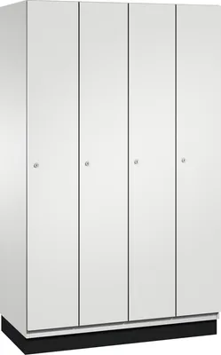 Produktbild von C+P Umkleidespind 4510040S10020 Sockel 4Abteile B1200mm lgr/lgr