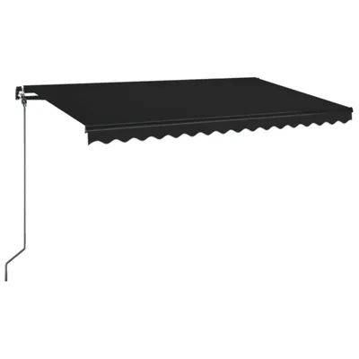 Obrázok produktu pre vidaXL Markíza ručne výsuvná 450x350 cm antracitová