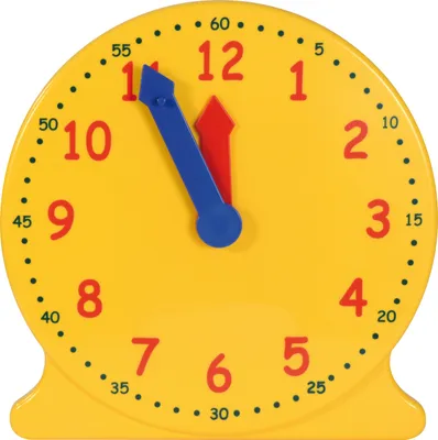 Produktbild von EDUPLAY 120702 Lernuhr Lehrer, gelb/rot/blau