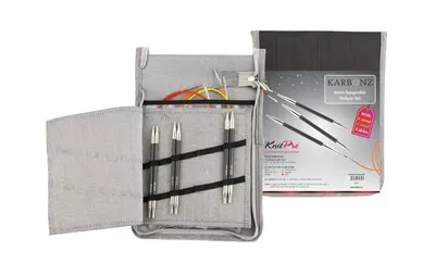 Produktbild von Knitpro Knit Pro Karbonz Spitzen Set 41631