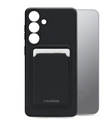 Produktbild von Mobilize Cardcase TPU Back Cover Black Samsung Galaxy S25+