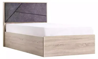Produktbild von Kinderbett Bettkasten Bett Bettrahmen Holz Grau Kinderzimmer Betten