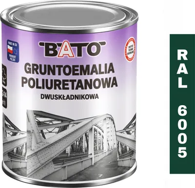 Produktbild von Zweikomponenten-Polyurethan-Grundierfarbe Grün Ral 6005 A 1 L (0,9 L Farbe + 0,1 L Härter)
