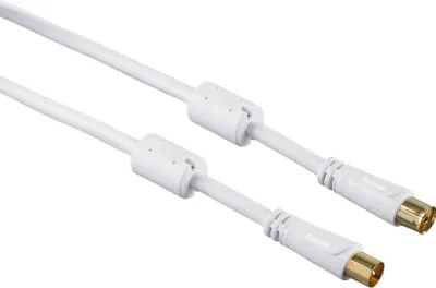 Produktbild von Antennen-Kabel, Koax-Stecker - Koax-Kupplung, vergoldet, 3,0 m, 100 dB (00122413)