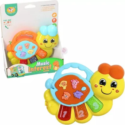 Zdjęcie produktu dla Pianinko muzyczne gąsiennica